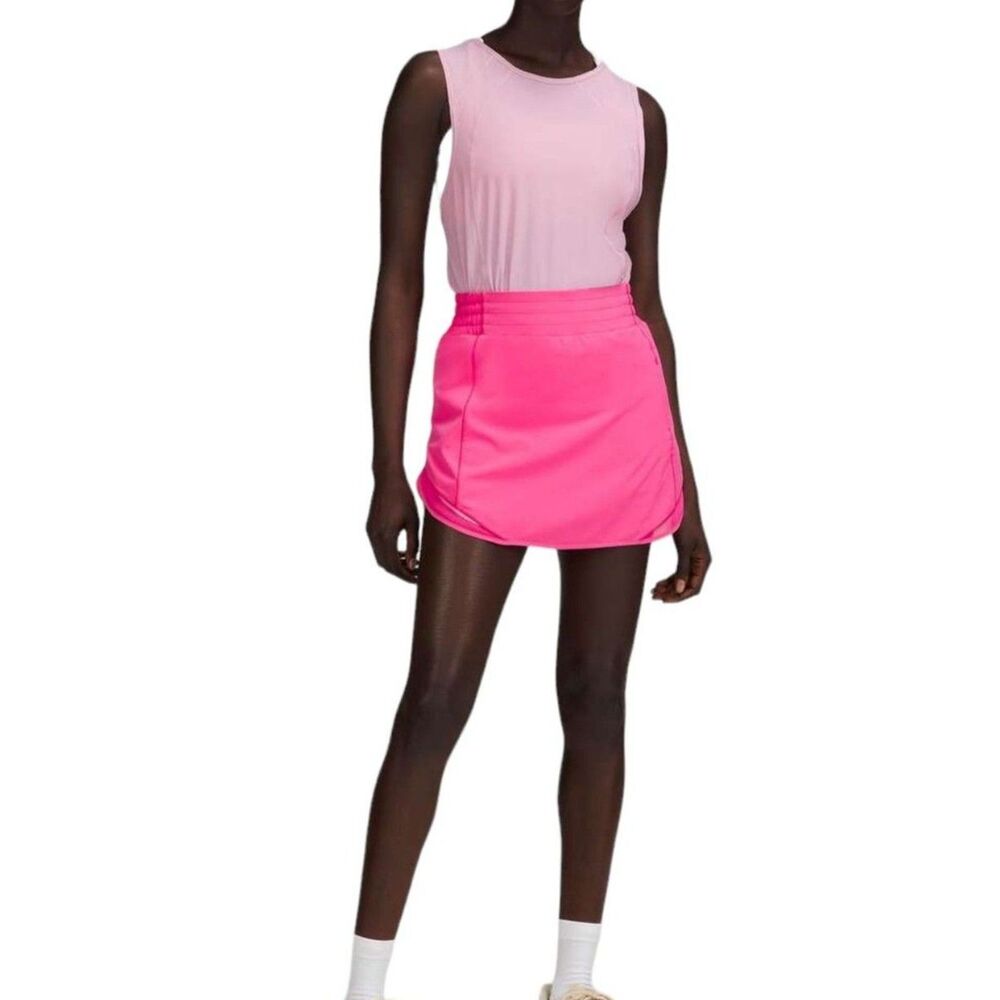 Lululemon Hotty Hot High-Rise Skirt Sonic Pink - Picture 7 of 9